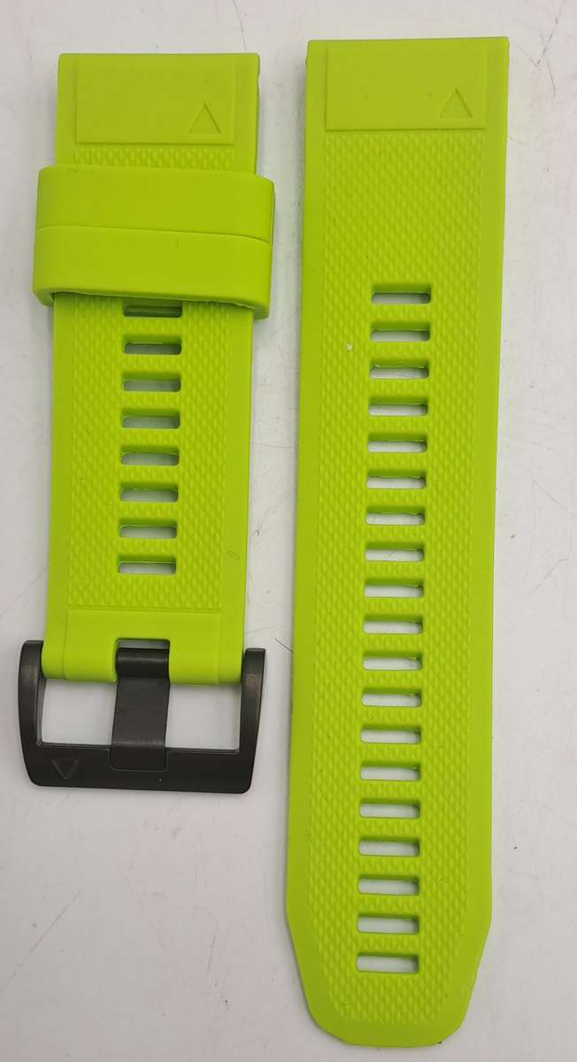 New 26mm Green Silicone Quick fit Band for Garmin Fenix-Tactix-enduro-(see compatibility )
