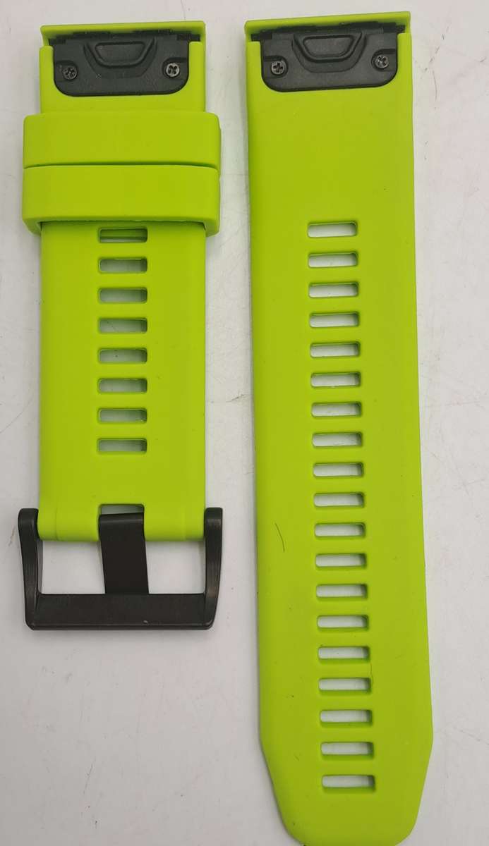 New 26mm Green Silicone Quick fit Band for Garmin Fenix-Tactix-enduro-(see compatibility )
