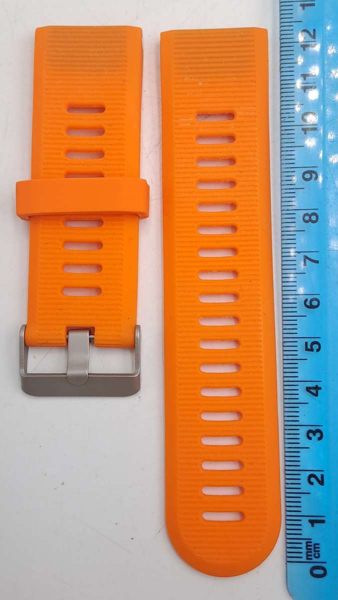 New 26mm Orange Silicone Quick fit Band for Garmin Fenix-Tactix-enduro-(see compatibility )