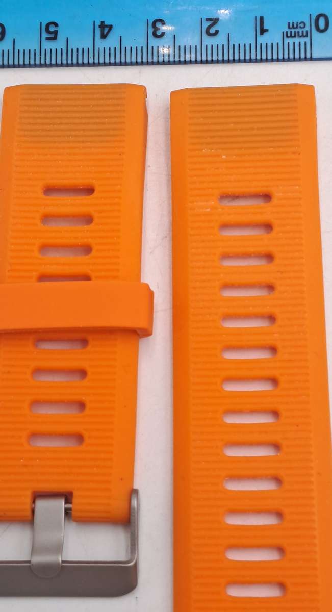 New 26mm Orange Silicone Quick fit Band for Garmin Fenix-Tactix-enduro-(see compatibility )