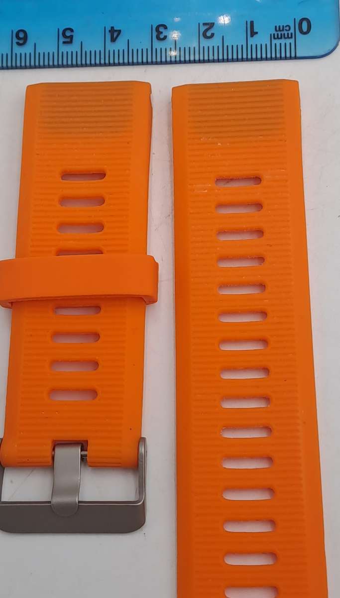 New 26mm Orange Silicone Quick fit Band for Garmin Fenix-Tactix-enduro-(see compatibility )