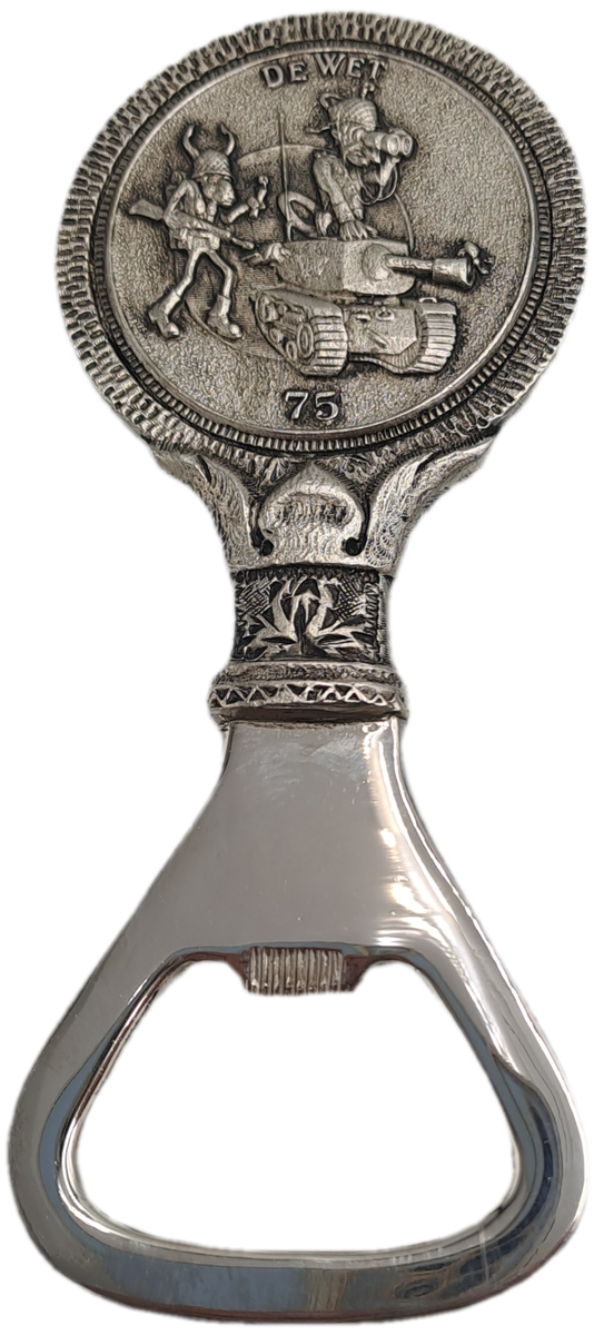 Vintage Collectable -1975 South Africa Army -De Wet Battalion-Metal Bottle Opener