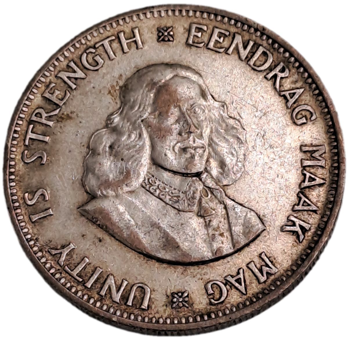 1963 South Africa  20 Cents -(Silver .500) -1st decimal series