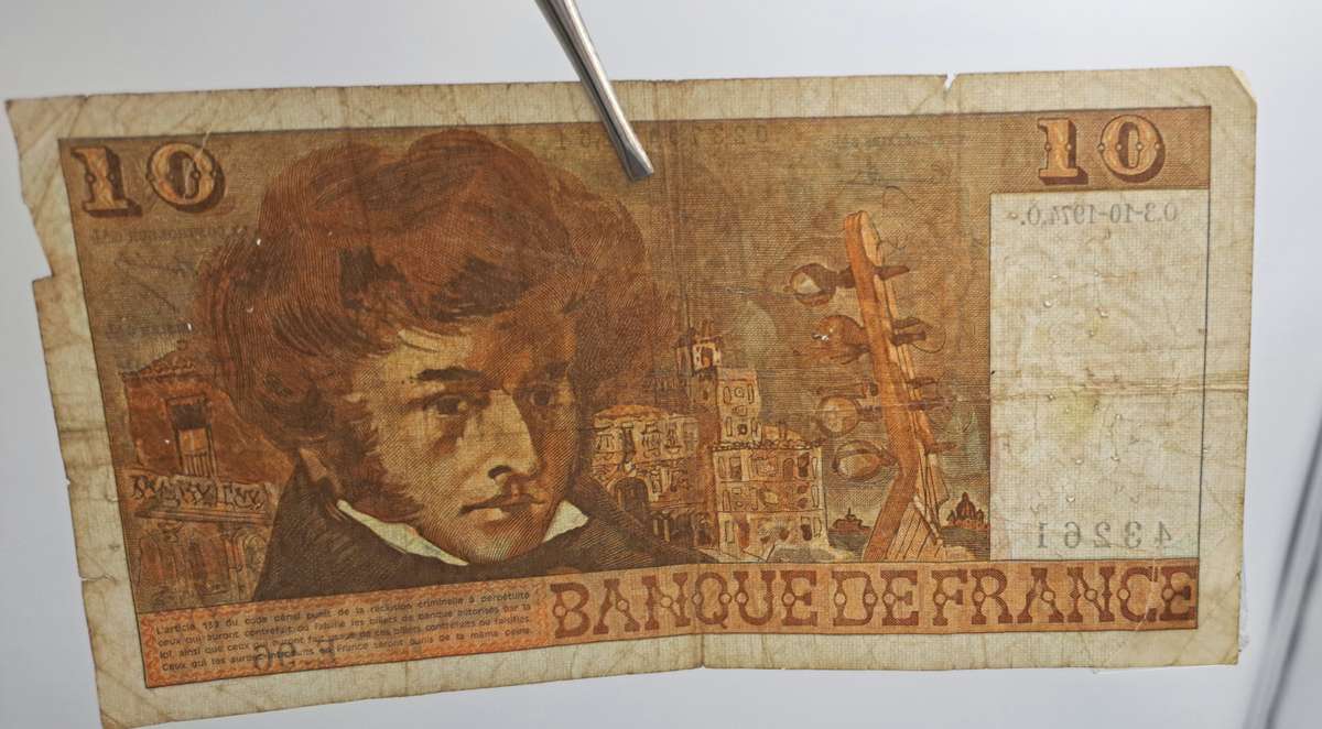 1974 France 10 Francs - Berlioz type 1972 Bank Note