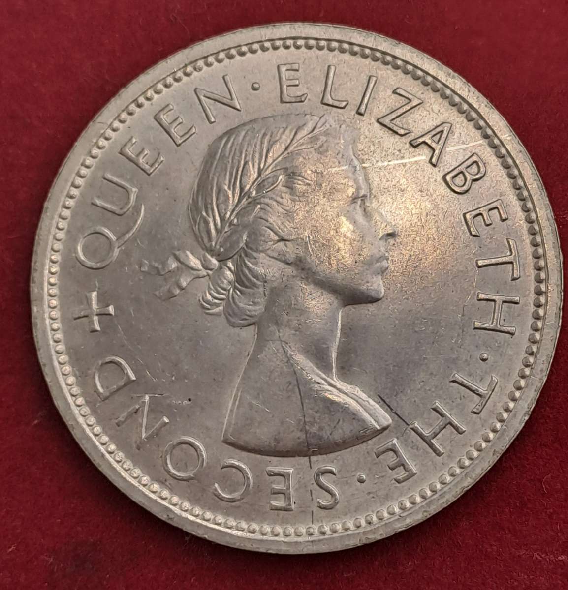 1953 Southern Rhodesia .500 SILVER - Crown -Cecil Rhodes