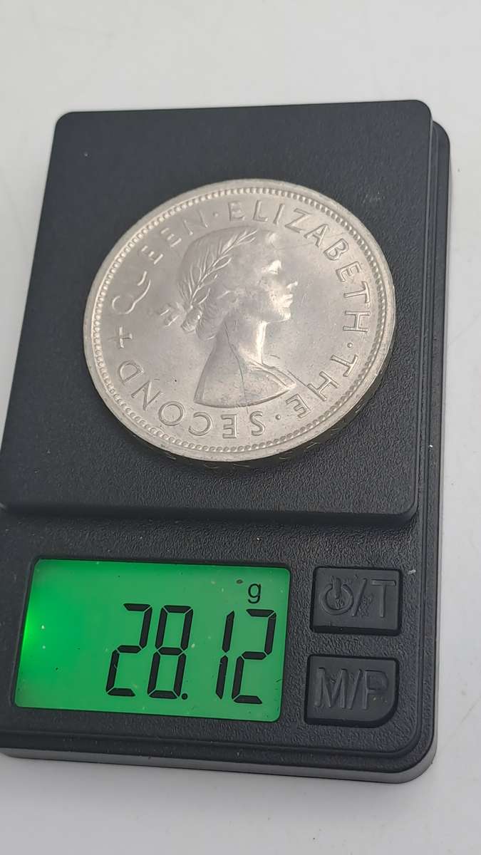 1953 Southern Rhodesia .500 SILVER - Crown -Cecil Rhodes