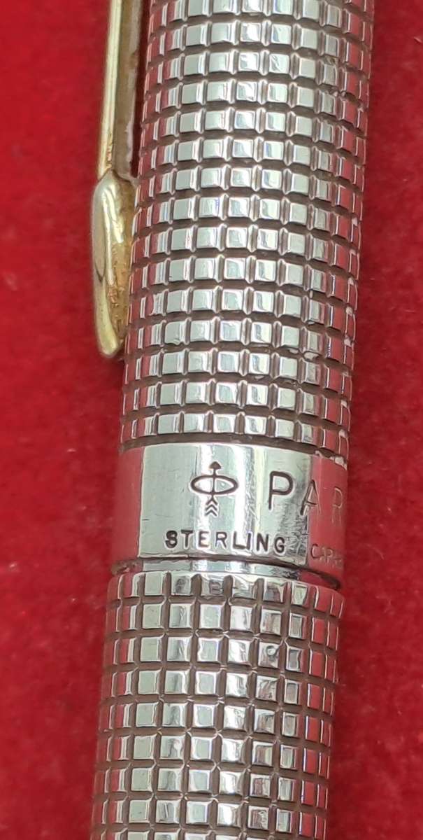 Rare Vintage Parker Cisele 75 Sterling Silver Cap and Barrel Pencil  Made in the USA