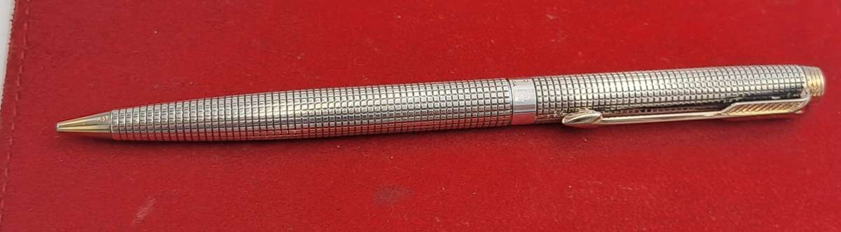 Rare Vintage Parker Cisele 75 Sterling Silver Cap and Barrel Pencil  Made in the USA