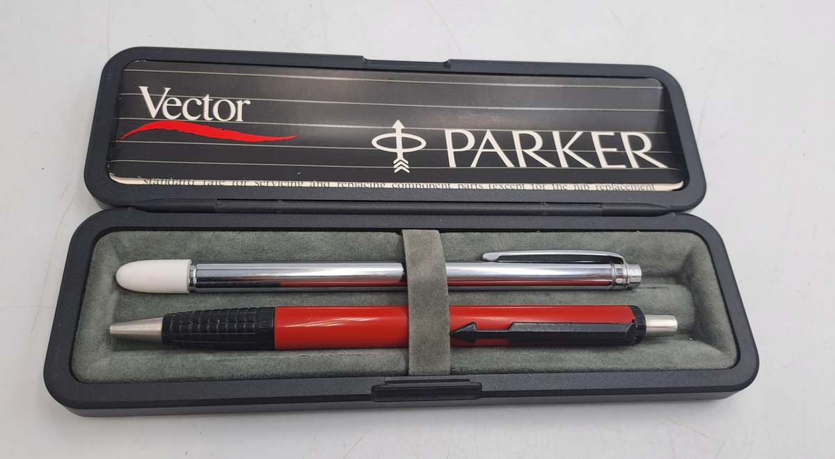 Vintage Parker Vector with 60cm Telescopic Pointer Stick in case