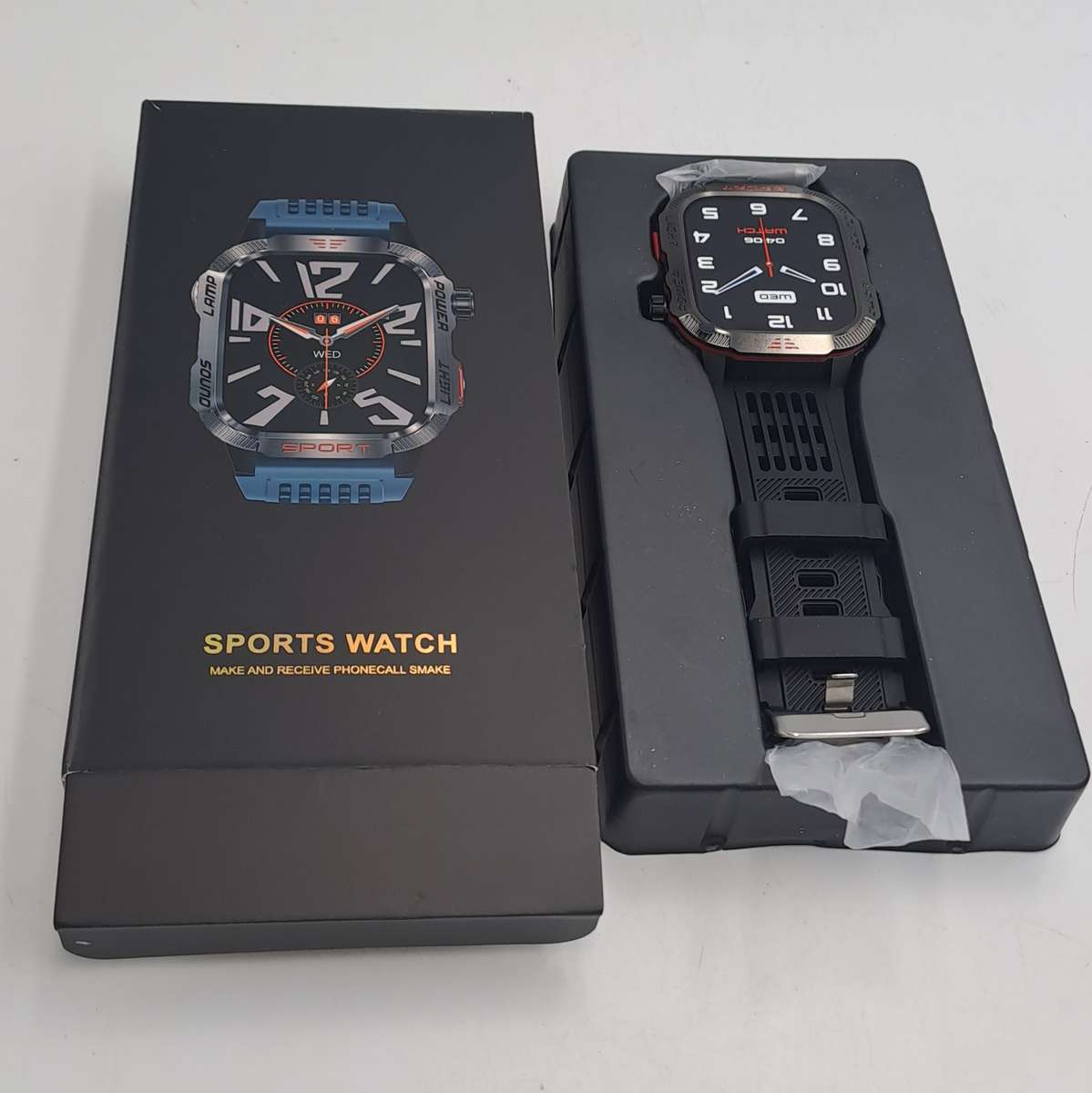 Unused Sport Smartwatch -Phone Function- Stress measurement-sport mode-weather and many more
