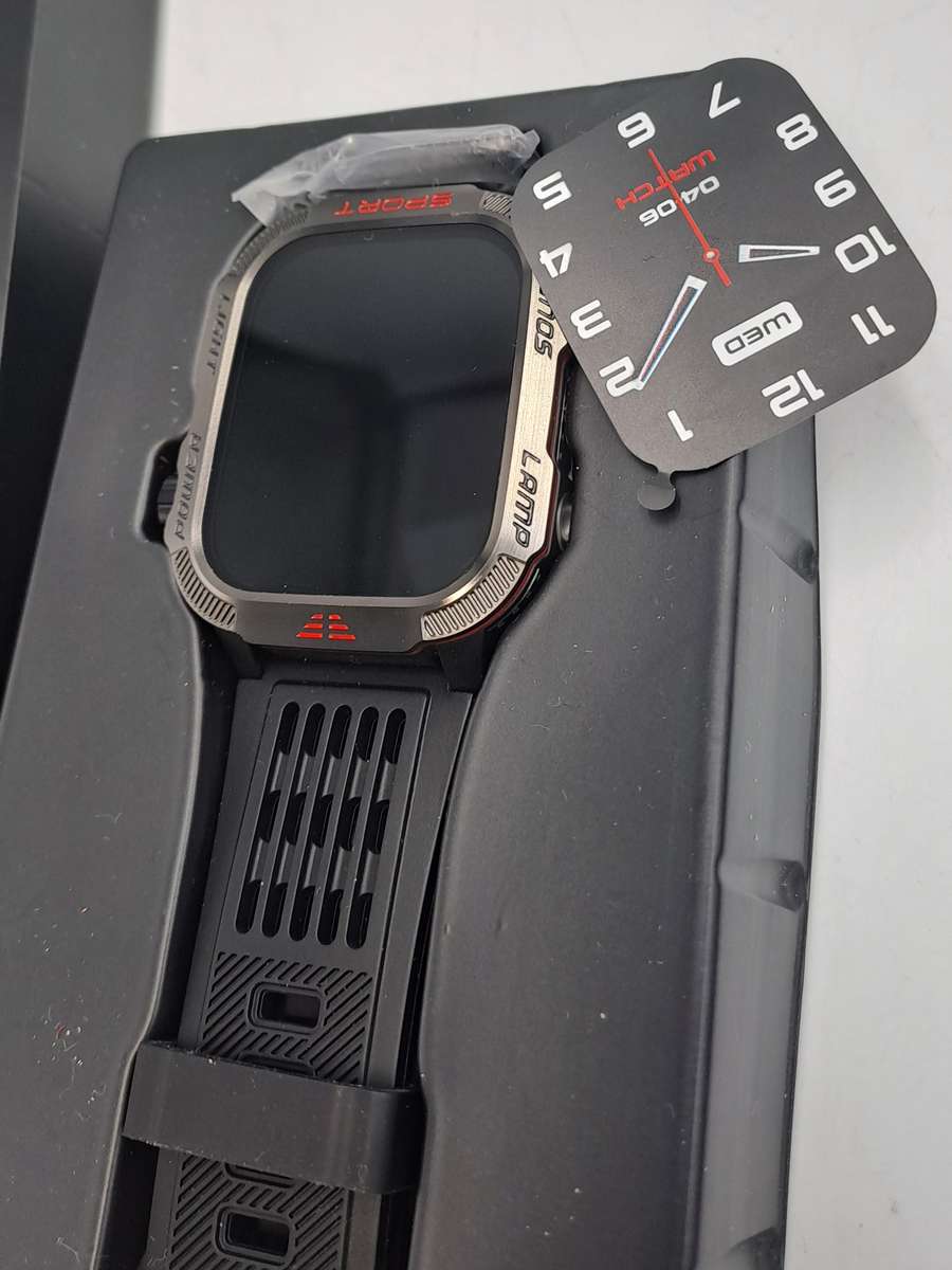 Unused Sport Smartwatch -Phone Function- Stress measurement-sport mode-weather and many more