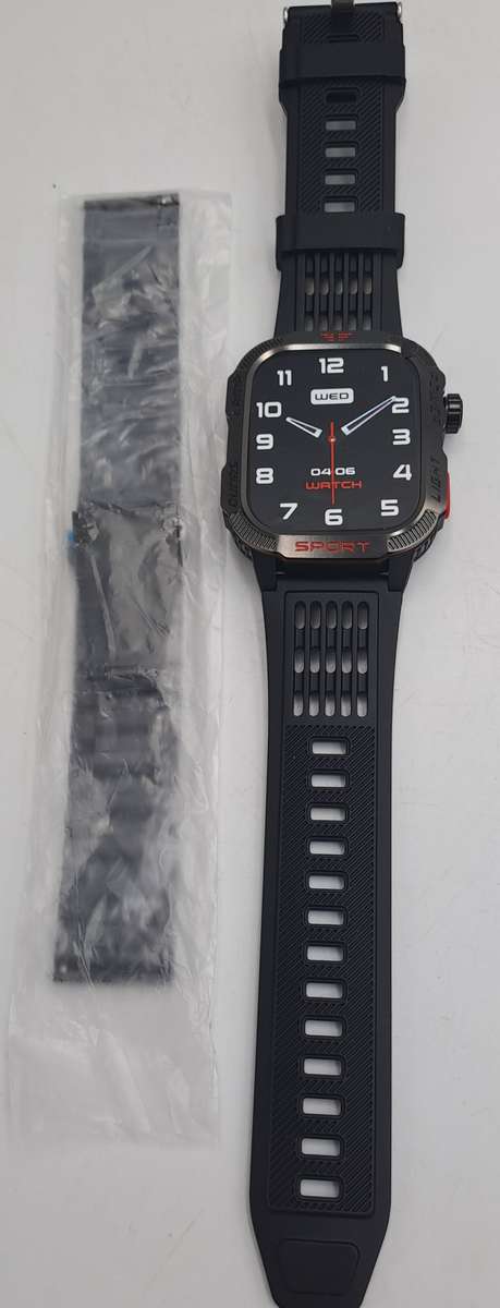 Unused Sport Smartwatch -Phone Function- Stress measurement-sport mode-weather and many more