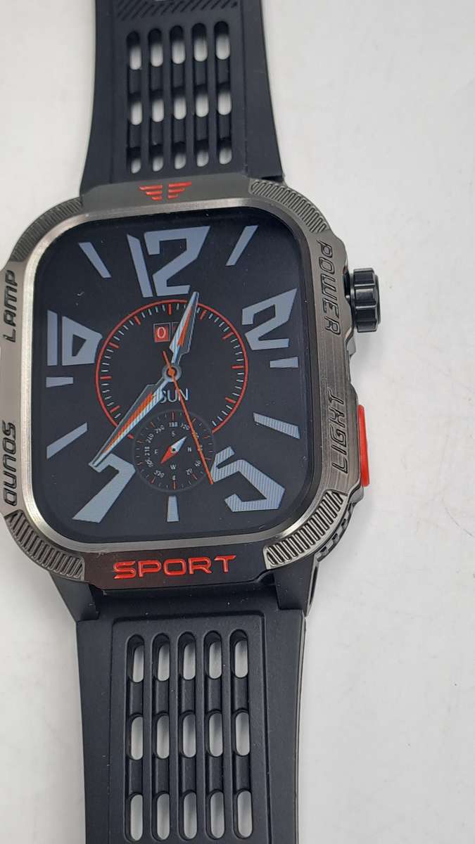 Unused Sport Smartwatch -Phone Function- Stress measurement-sport mode-weather and many more