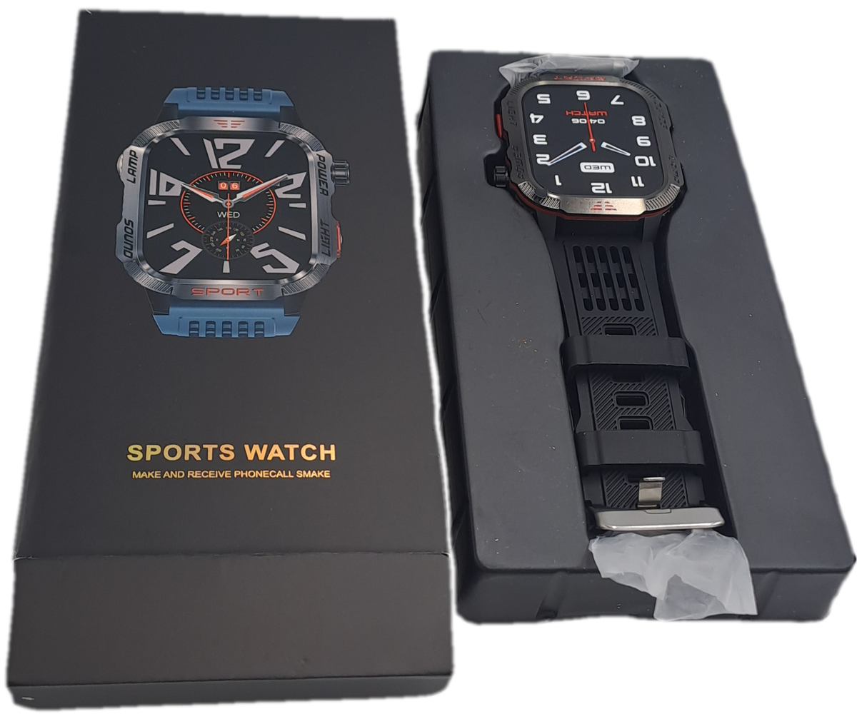 Unused Sport Smartwatch -Phone Function- Stress measurement-sport mode-weather and many more