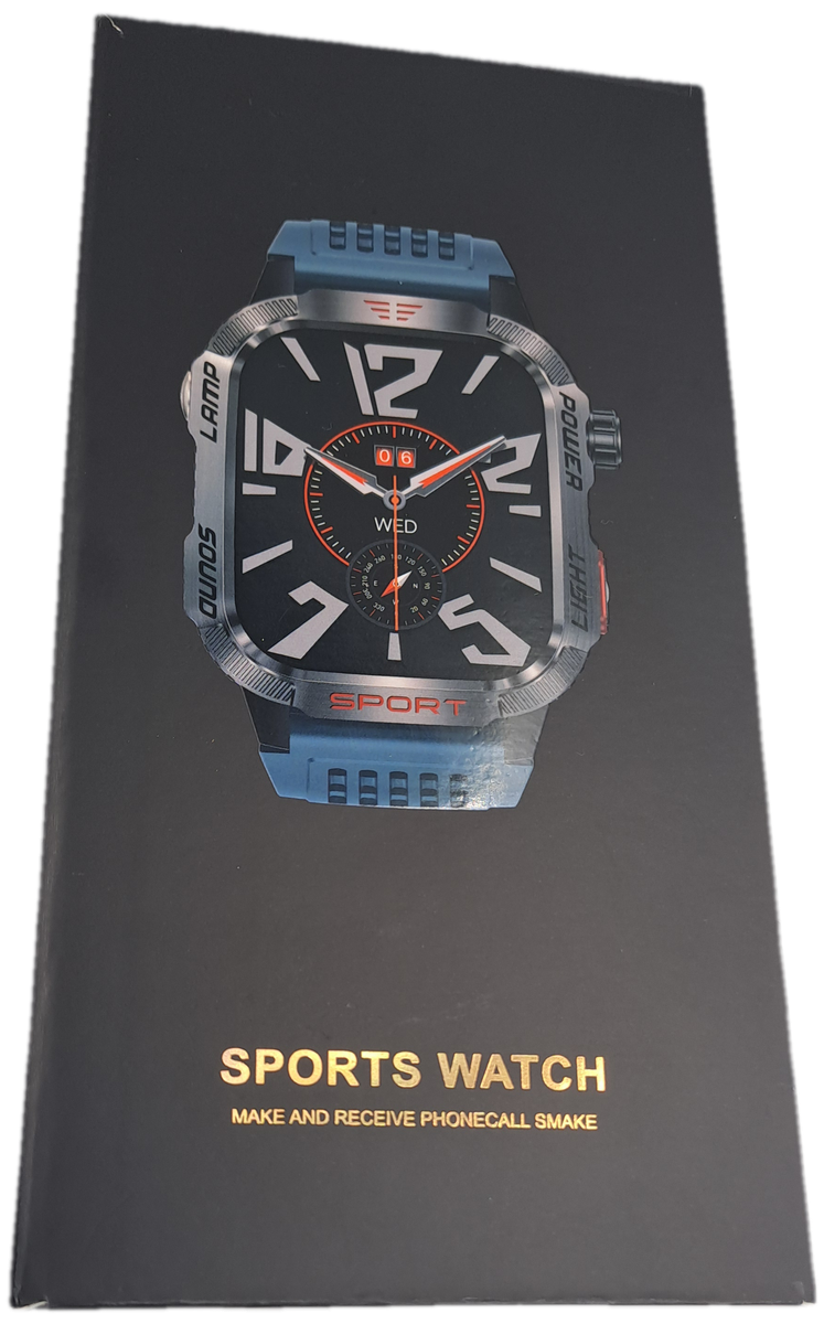 Unused Sport Smartwatch -Phone Function- Stress measurement-sport mode-weather and many more