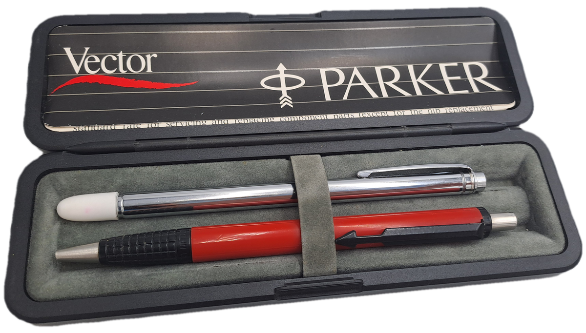 Vintage Parker Vector with 60cm Telescopic Pointer Stick in case