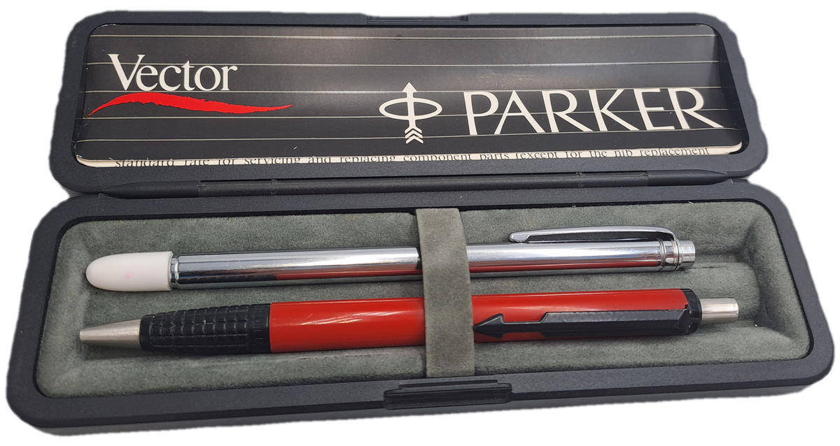 Vintage Parker Vector with 60cm Telescopic Pointer Stick in case