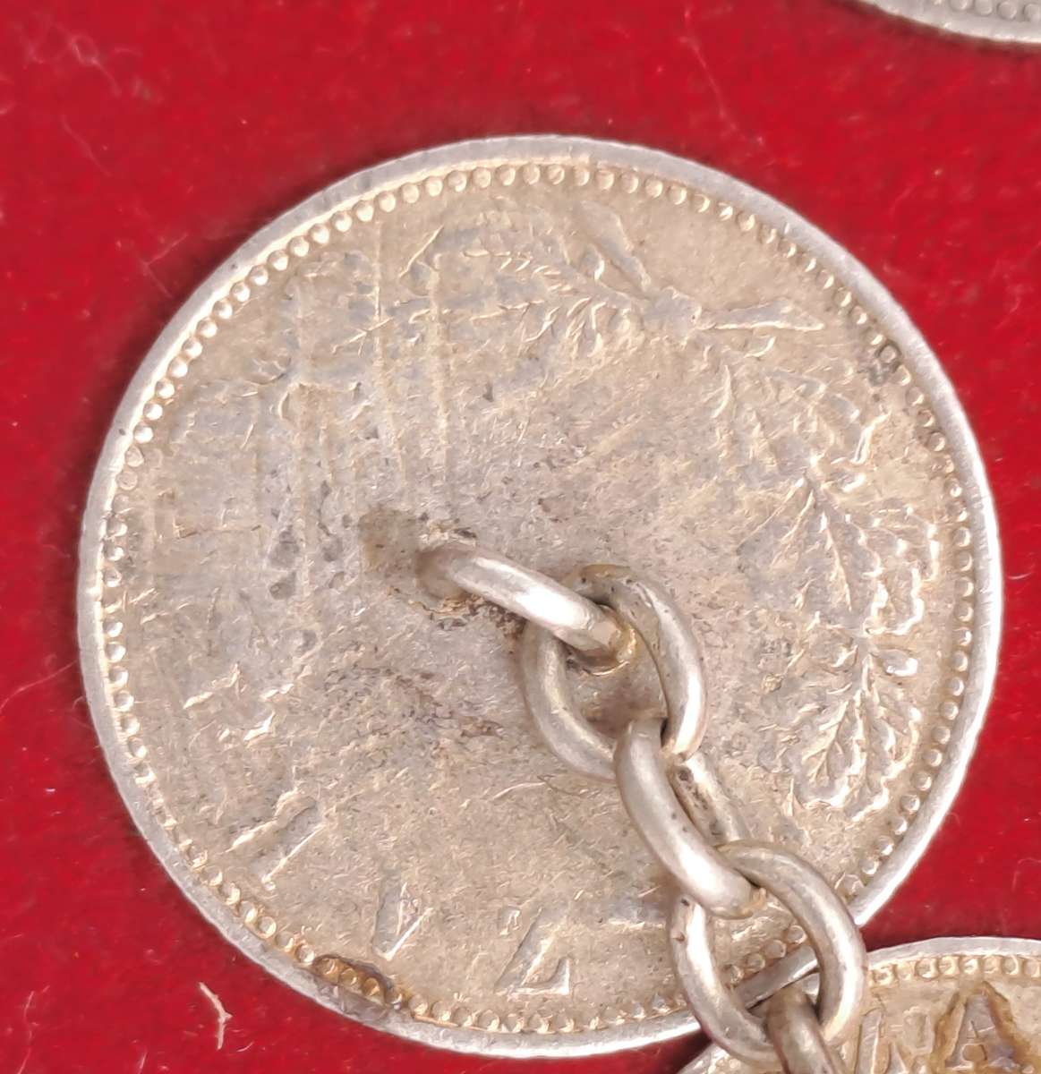 2 Antique late 1800's Z.A.R Coins tampered with -2 x Silver Sixpence and 1 x Silver 3 Pence