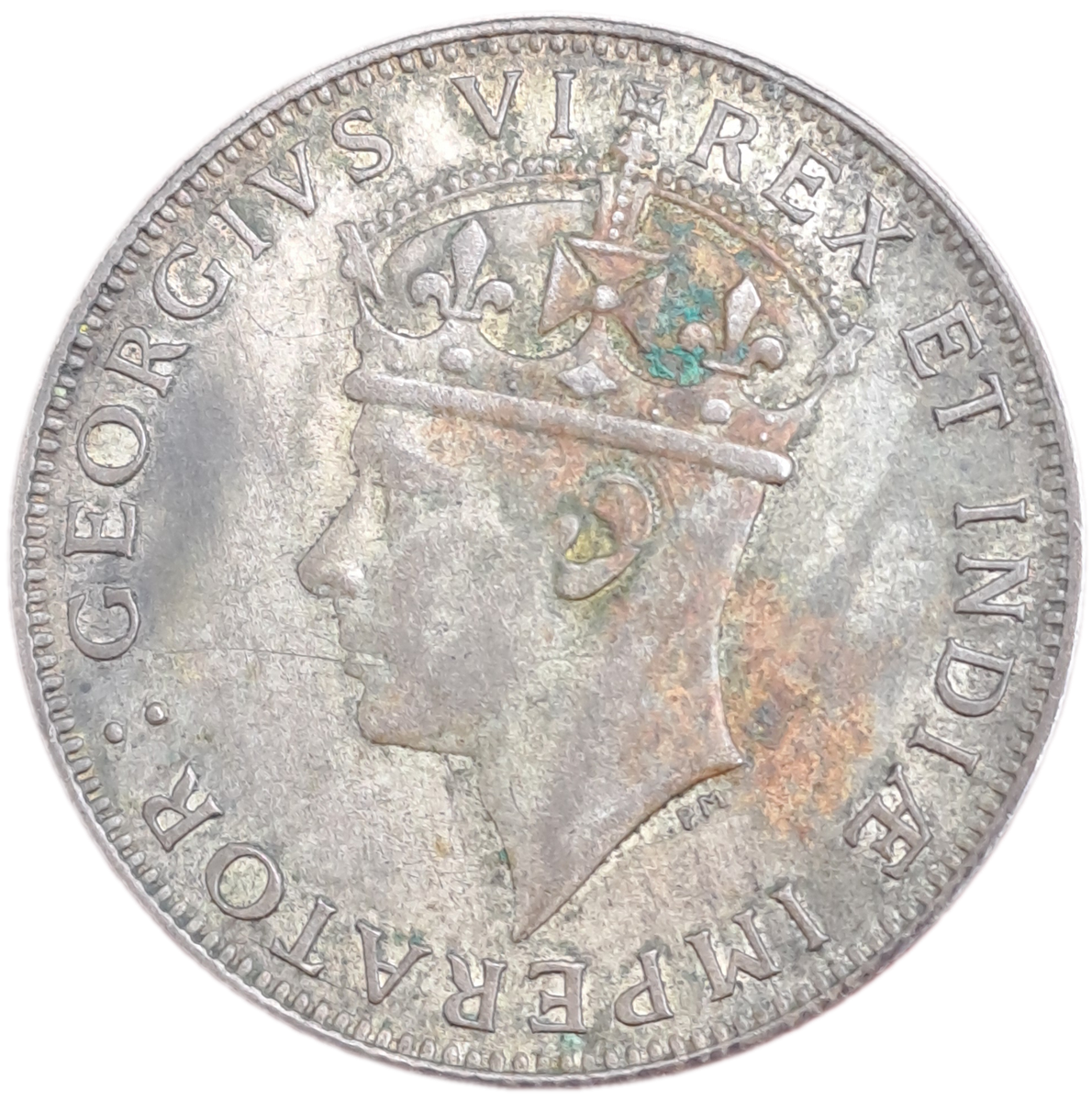1945 East Africa - SILVER 1 Shilling - George VI
