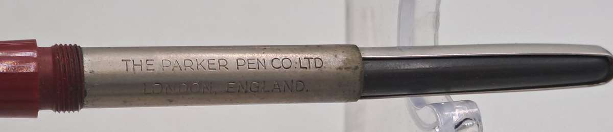 Vintage Ladies Parker 14kt Gold Nib Fountain Pen with squuese Converter -INK tested- 12,5cm