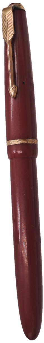 Vintage Ladies Parker 14kt Gold Nib Fountain Pen with squuese Converter -INK tested- 12,5cm