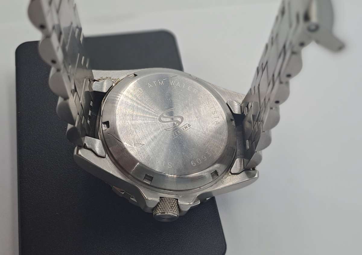 Pre-Owned Mens STERLING 42mm Quartz Watch -NOT WORKING