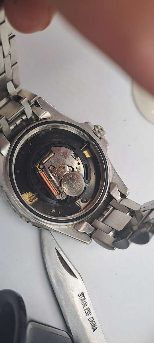 Pre-Owned Mens STERLING 42mm Quartz Watch -NOT WORKING