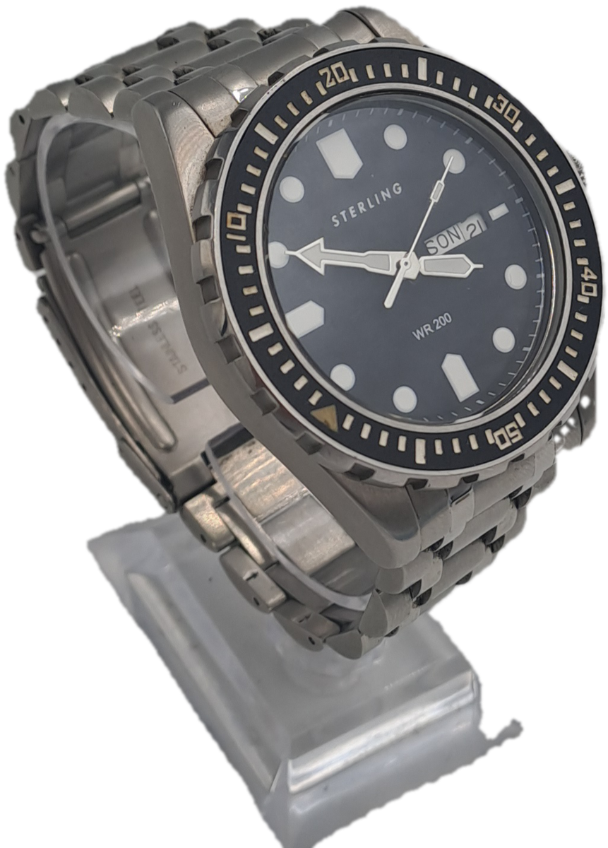 Pre-Owned Mens STERLING 42mm Quartz Watch -NOT WORKING