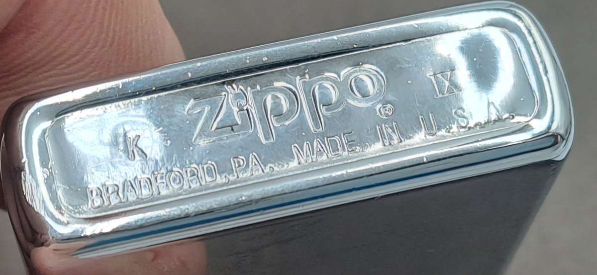 1993 Zippo Lighter with ONLY the Bottom Half of the 1835 Varga Girl -Need a service