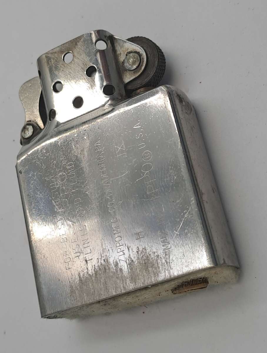 1993 Zippo Lighter with ONLY the Bottom Half of the 1835 Varga Girl -Need a service