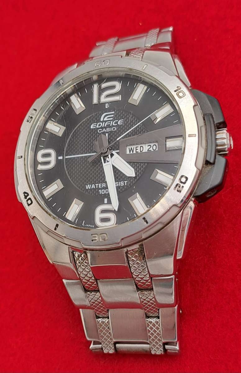 Pre-Owned Casio Edifice Mens Quartz 100m Watch -