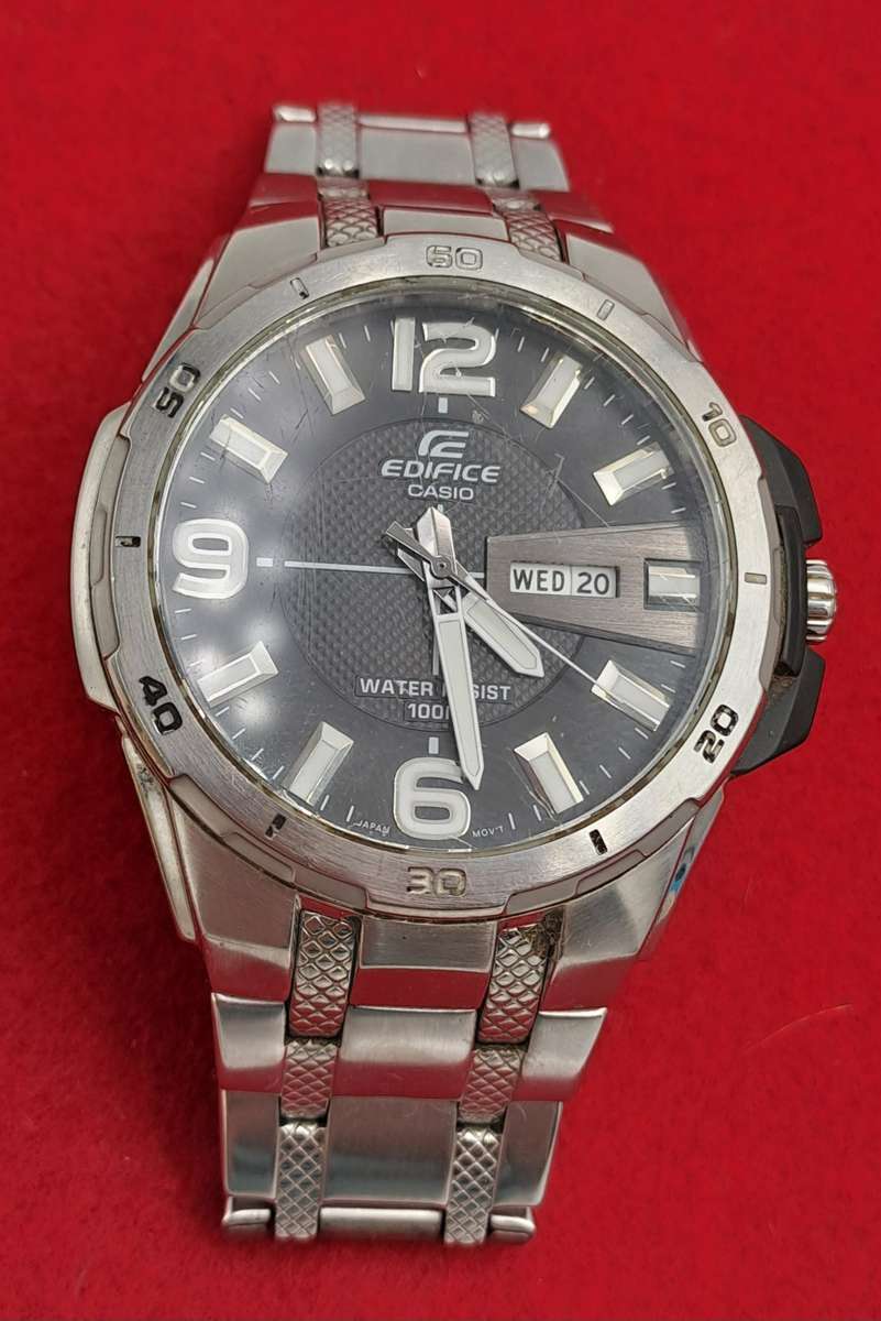 Pre-Owned Casio Edifice Mens Quartz 100m Watch -