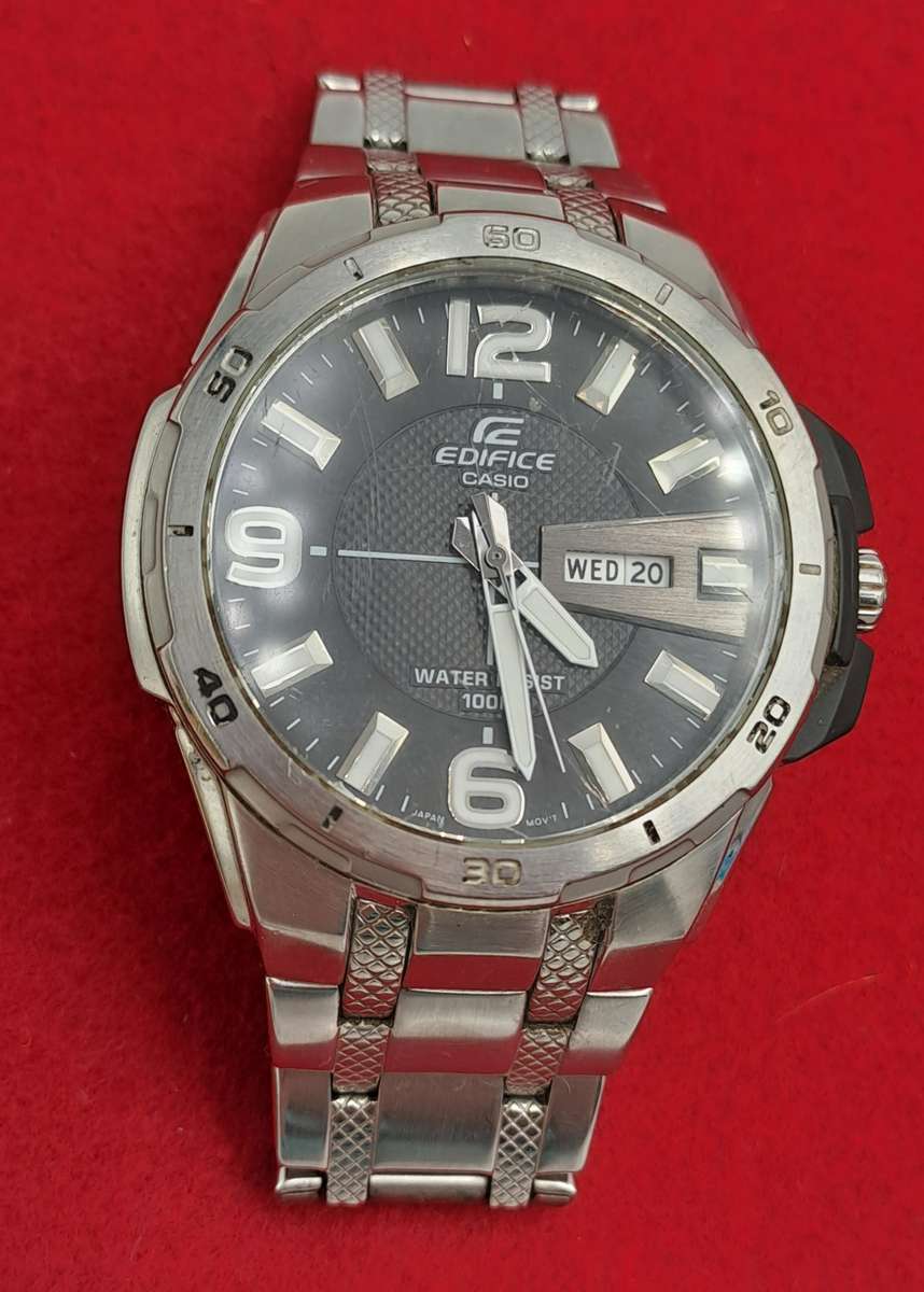 Pre-Owned Casio Edifice Mens Quartz 100m Watch -