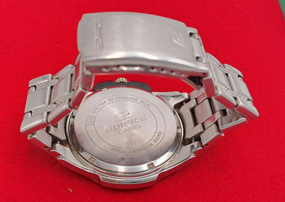 Pre-Owned Casio Edifice Mens Quartz 100m Watch -