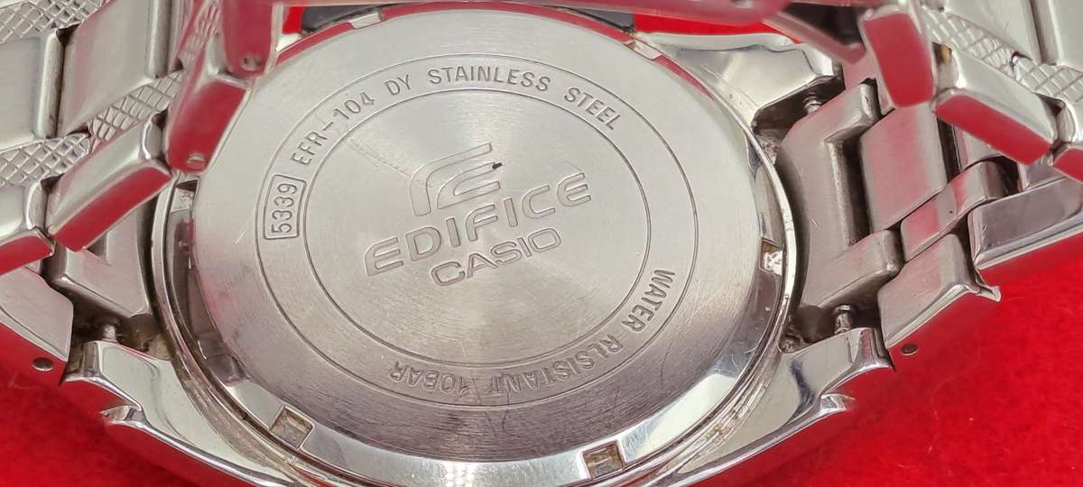 Pre-Owned Casio Edifice Mens Quartz 100m Watch -