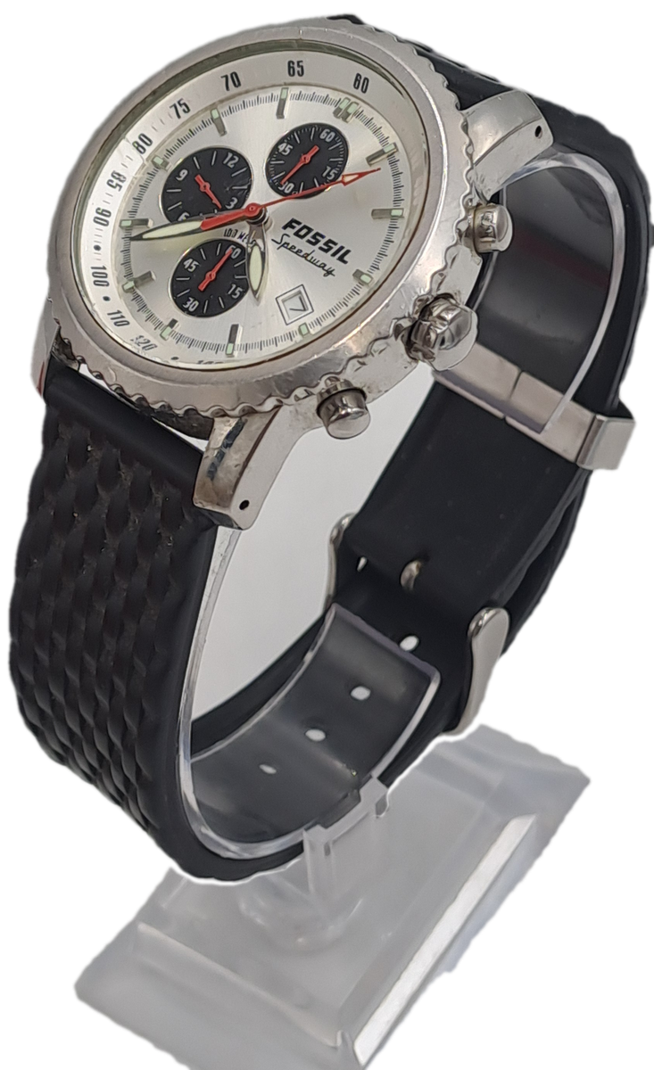 Pre-Owned Fossil Blue Speedway Mens Quartz 100m Watch -