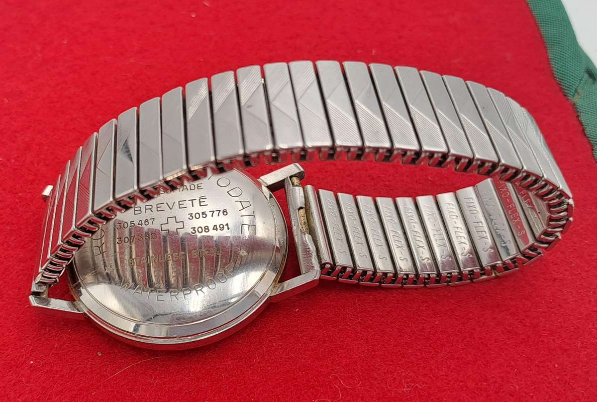 Vintage Swiss Made Roamer Rotodate Mechanical Watch -Working- Boxed