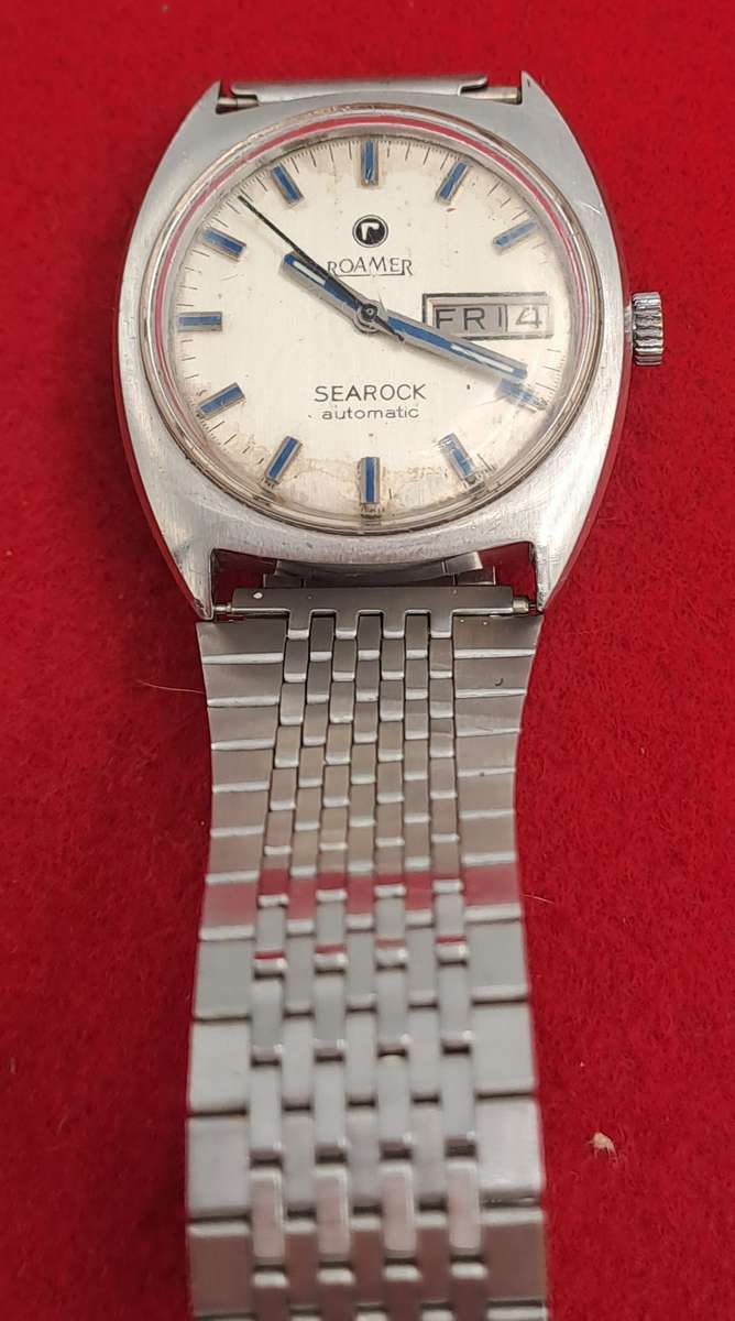 Vintage Swiss Made ROAMER Searock Automatic Watch -Working