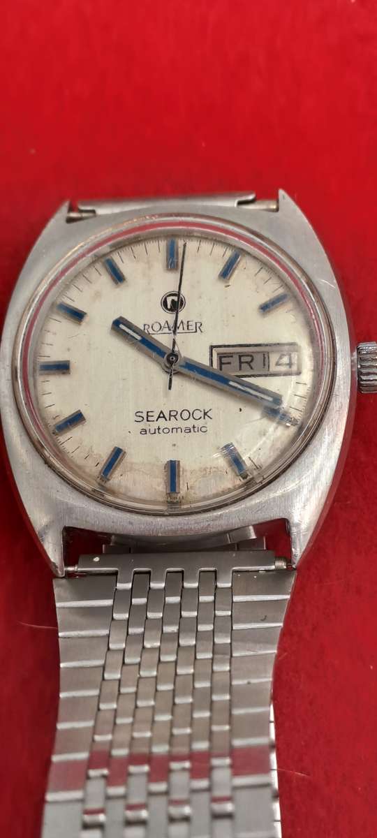 Vintage Swiss Made ROAMER Searock Automatic Watch -Working