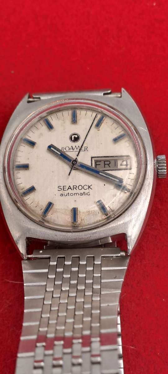 Vintage Swiss Made ROAMER Searock Automatic Watch -Working