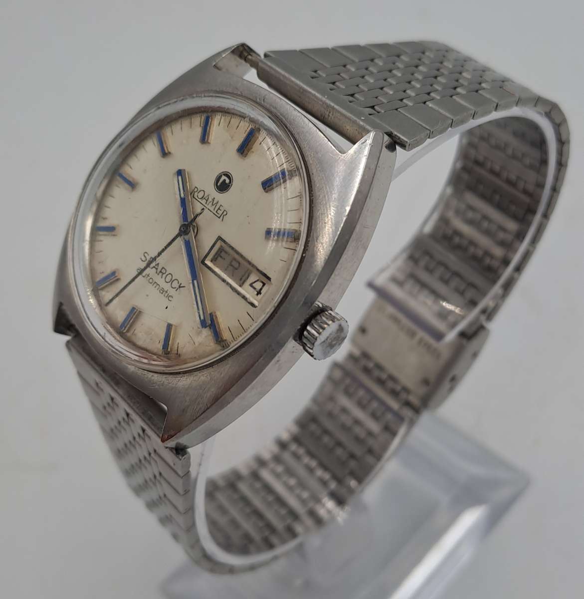 Vintage Swiss Made ROAMER Searock Automatic Watch -Working