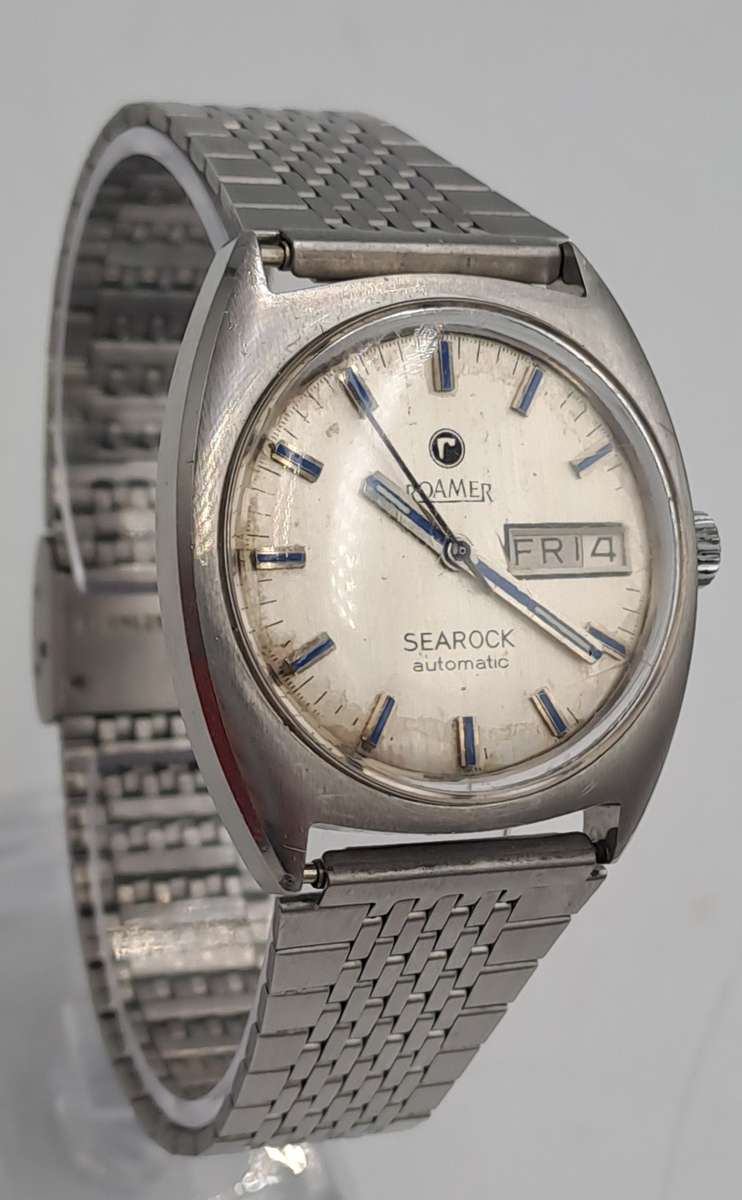 Vintage Swiss Made ROAMER Searock Automatic Watch -Working