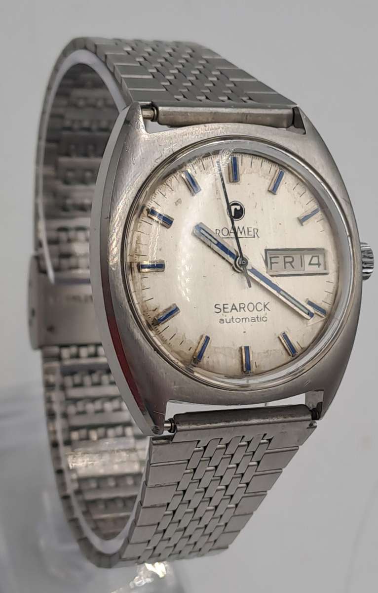 Vintage Swiss Made ROAMER Searock Automatic Watch -Working