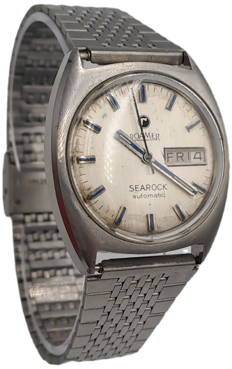 Vintage Swiss Made ROAMER Searock Automatic Watch -Working