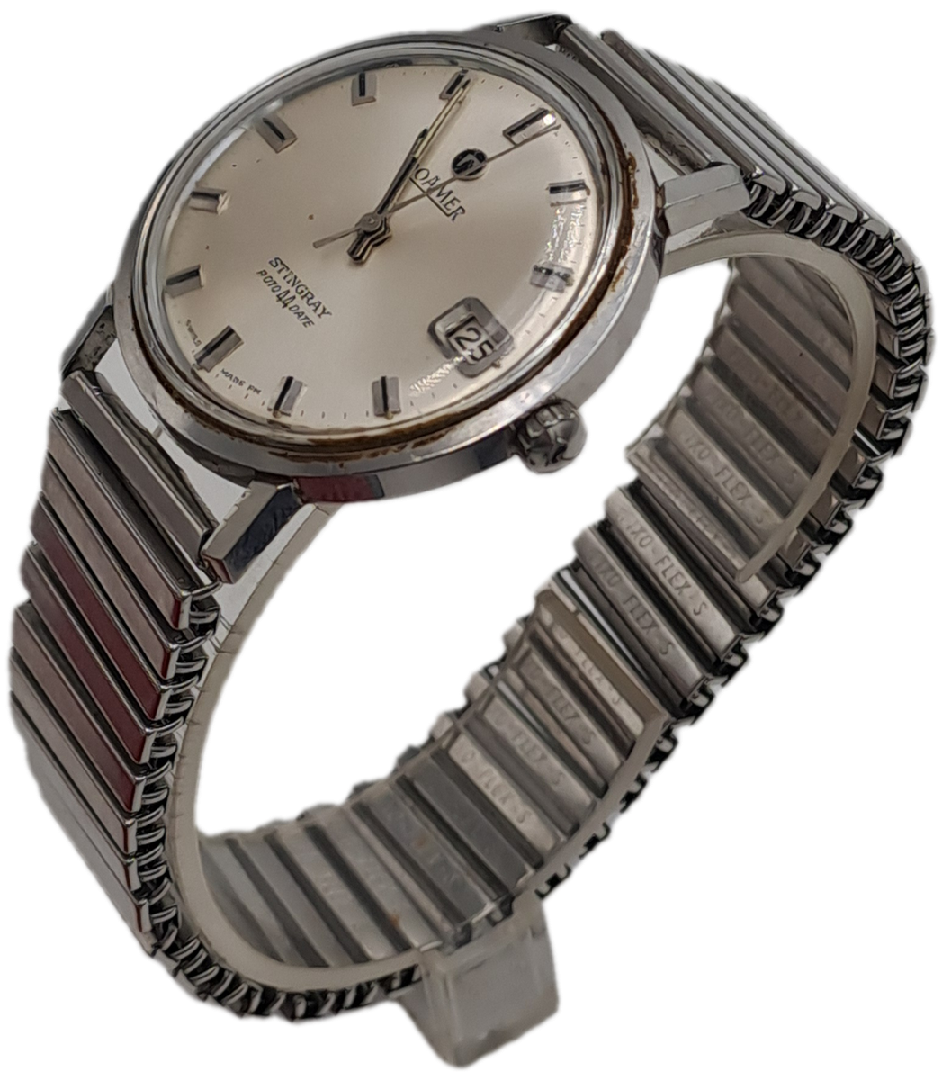 Vintage Swiss Made Roamer Stingray Rotodate Mechanical watch  -NOT Working