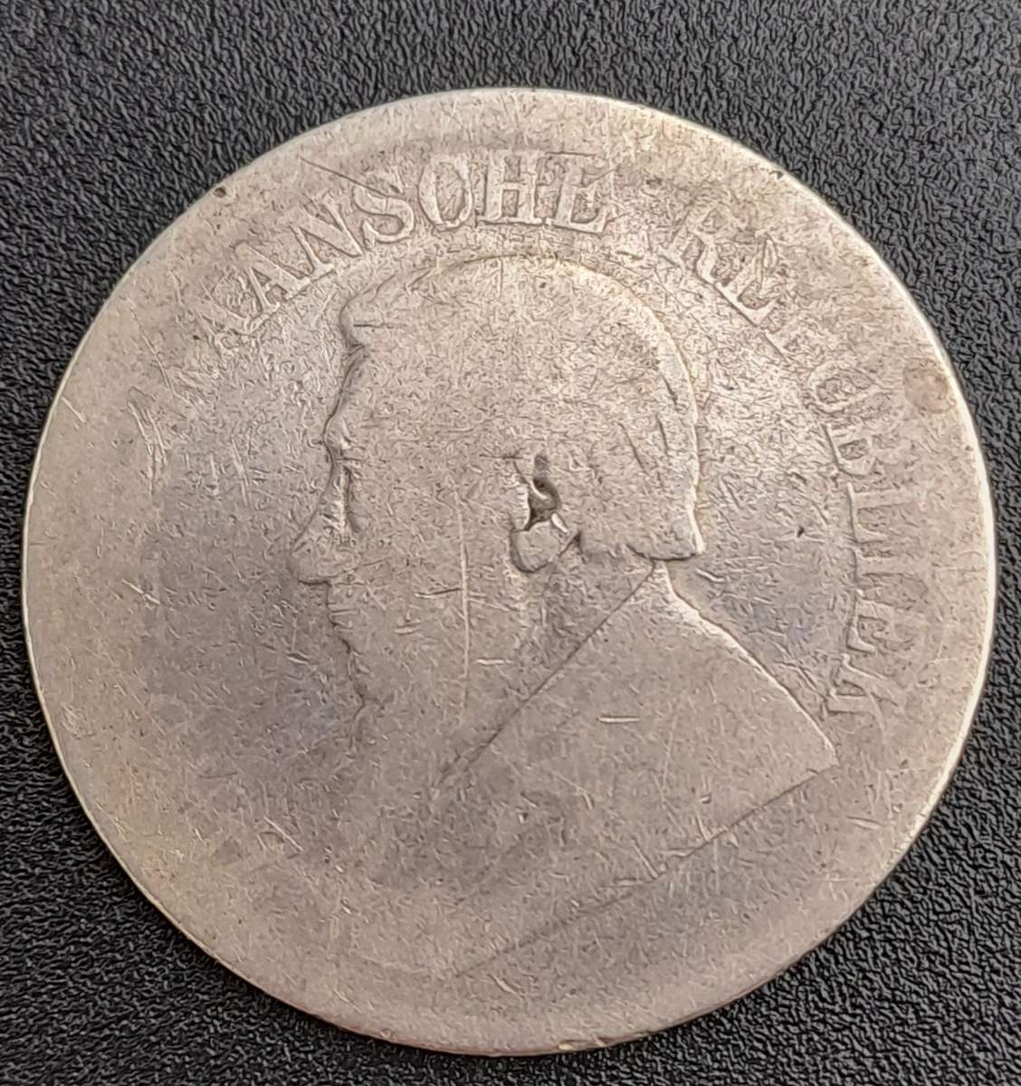 1892-1897 ZAR Silver 2½ Shillings South Africa  South Africa (pre-Union) see condition