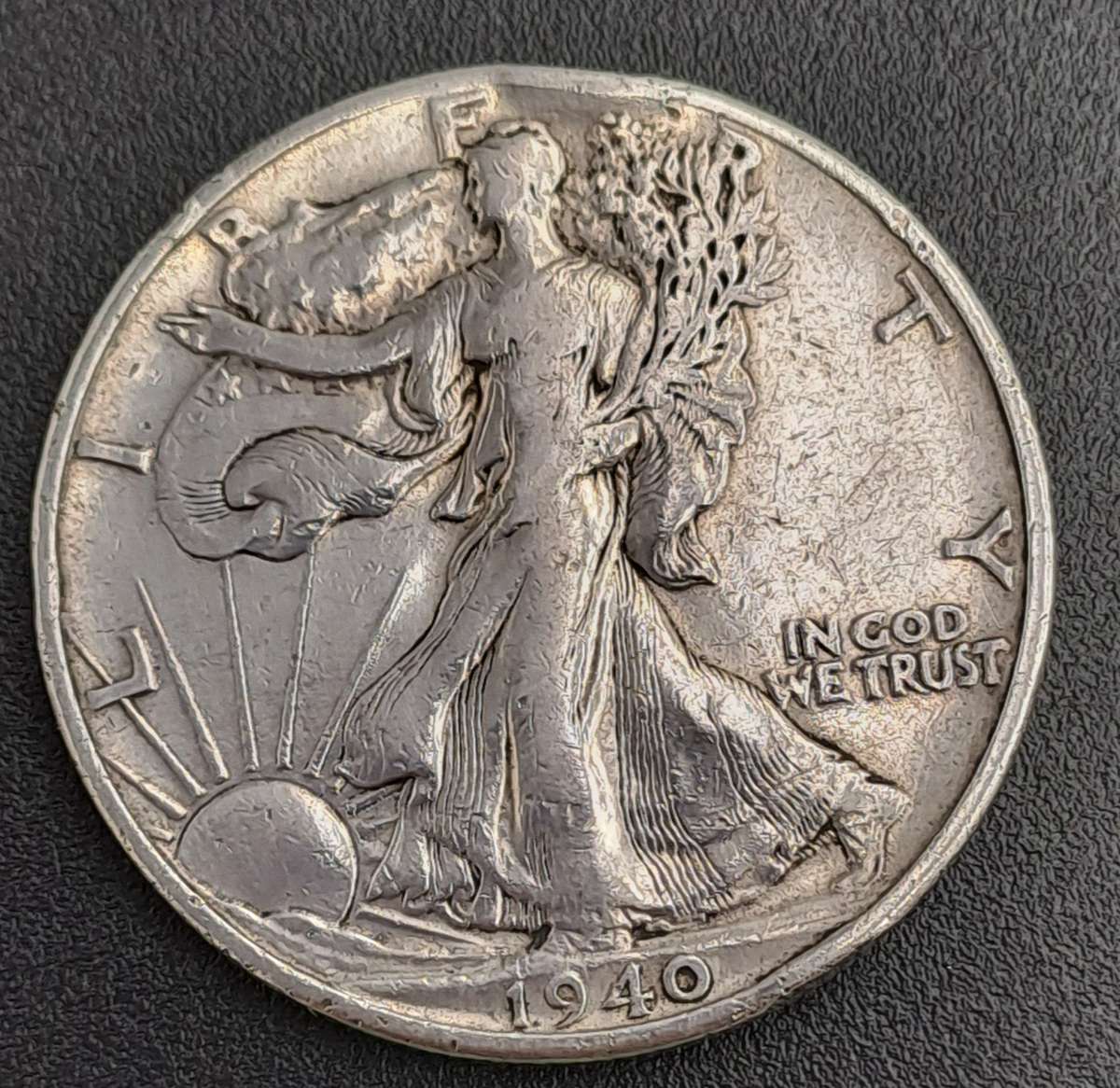 1940 United States (.900 Silver)  ½ Dollar "Walking Liberty Half Dollar"