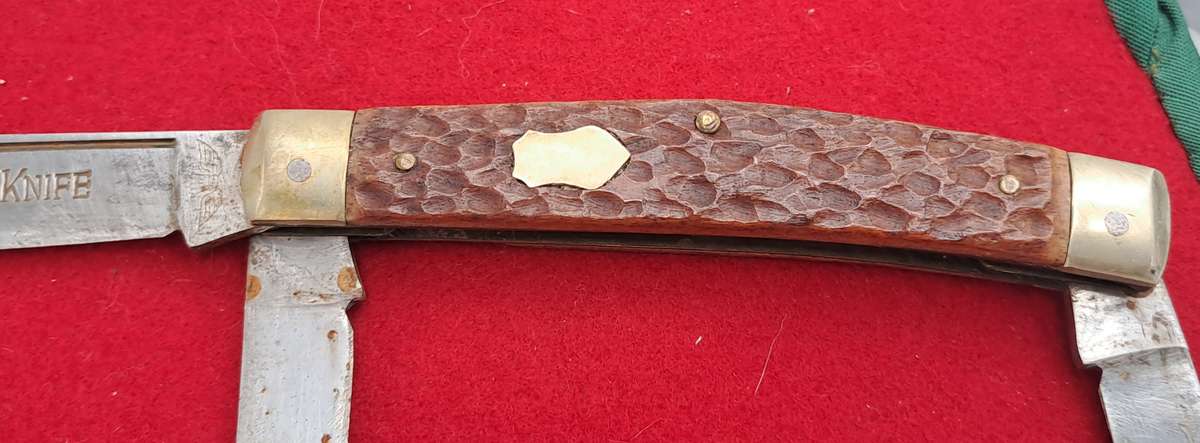 Vintage 3 Blade Solingen Premium stock Pocket knife -made in Germany