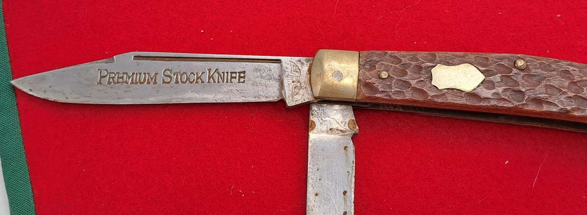 Vintage 3 Blade Solingen Premium stock Pocket knife -made in Germany