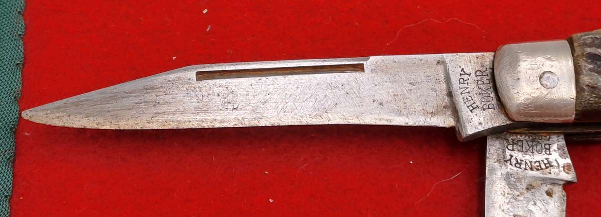 Vintage 3 Blade Henry Boker Pocket Knife -Made in Germany